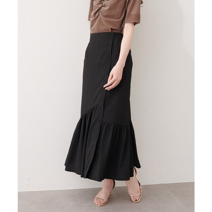 【natural couture】フロントボタンマーメイドスカート | NICE CLAUP / OLIVE des OLIVE　OUTLET | 詳細画像17 