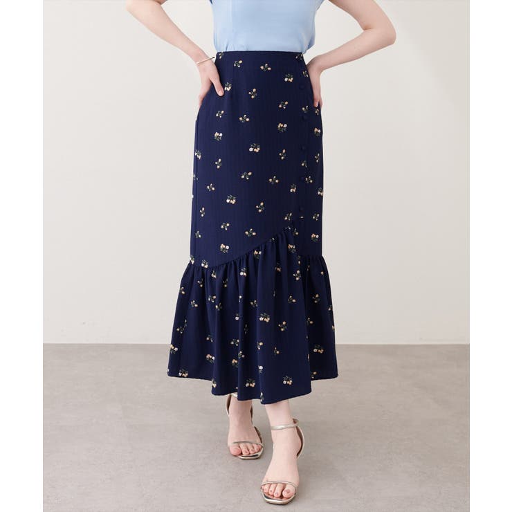 【natural couture】フロントボタンマーメイドスカート | NICE CLAUP / OLIVE des OLIVE　OUTLET | 詳細画像12 