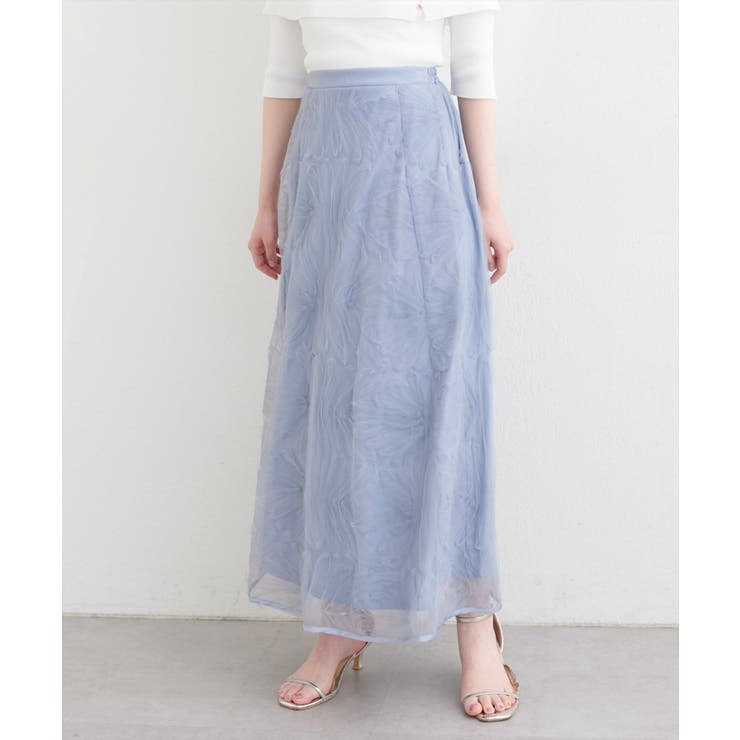 【natural couture】フラワーチュールスカート | NICE CLAUP / OLIVE des OLIVE　OUTLET | 詳細画像20 