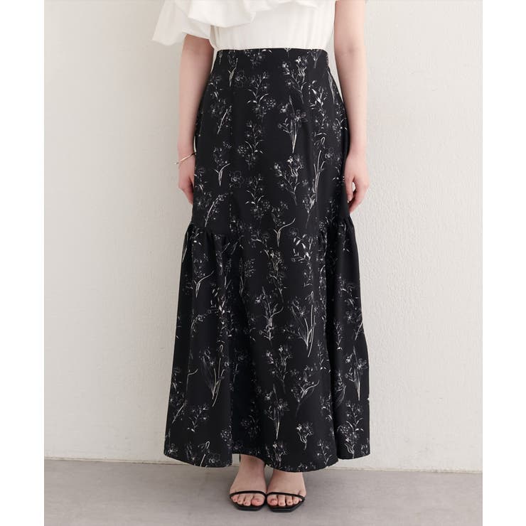 【natural couture】フラワーマーメイドギャザースカート | NICE CLAUP / OLIVE des OLIVE　OUTLET | 詳細画像11 