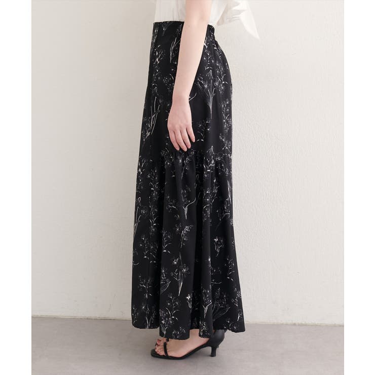 【natural couture】フラワーマーメイドギャザースカート | NICE CLAUP / OLIVE des OLIVE　OUTLET | 詳細画像12 