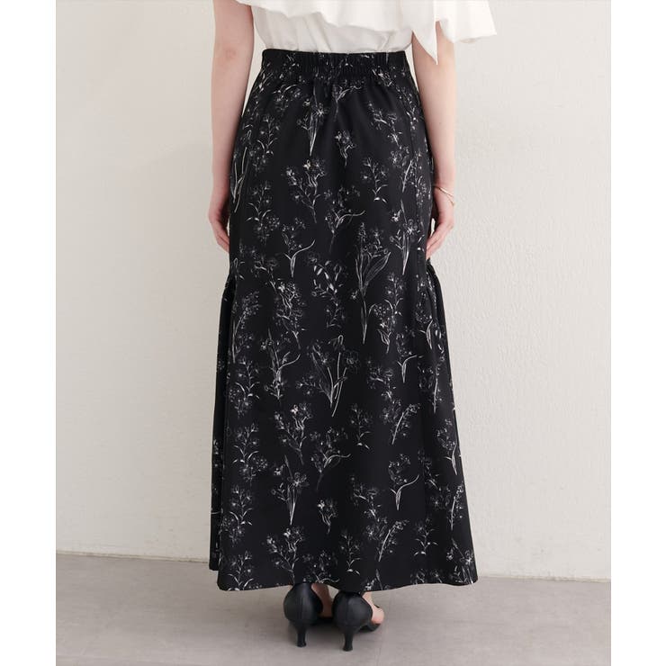 【natural couture】フラワーマーメイドギャザースカート | NICE CLAUP / OLIVE des OLIVE　OUTLET | 詳細画像13 