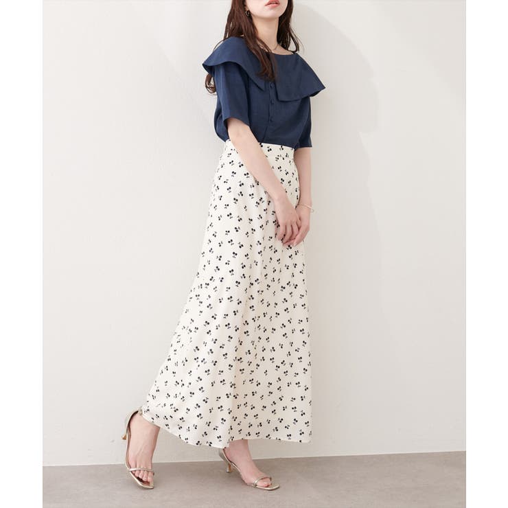 	【natural couture】フルーツ柄スカート | NICE CLAUP / OLIVE des OLIVE　OUTLET | 詳細画像3 