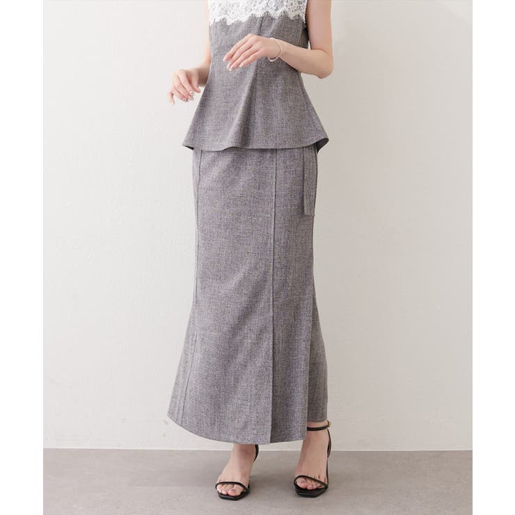 【natural couture】ラップ風タイトスカート | NICE CLAUP / OLIVE des OLIVE　OUTLET | 詳細画像5 