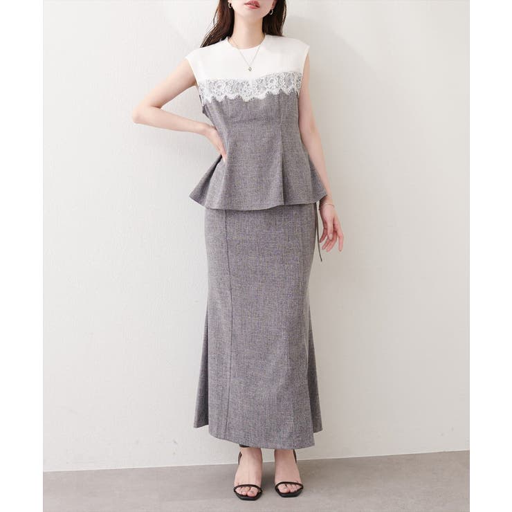 【natural couture】ラップ風タイトスカート | NICE CLAUP / OLIVE des OLIVE　OUTLET | 詳細画像6 
