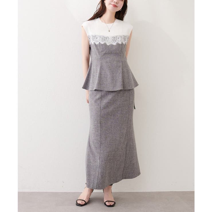 【natural couture】ラップ風タイトスカート | NICE CLAUP / OLIVE des OLIVE　OUTLET | 詳細画像7 