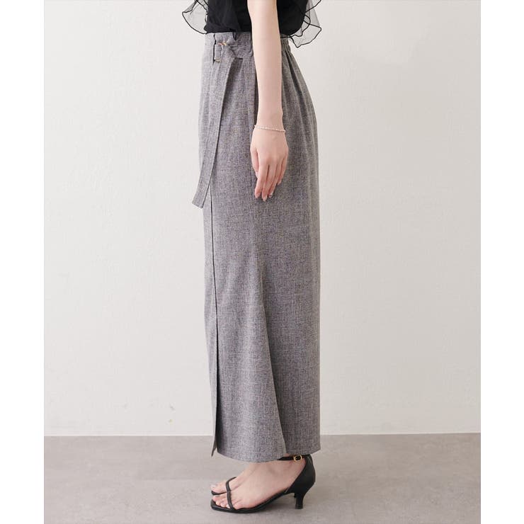 【natural couture】ラップ風タイトスカート | NICE CLAUP / OLIVE des OLIVE　OUTLET | 詳細画像9 