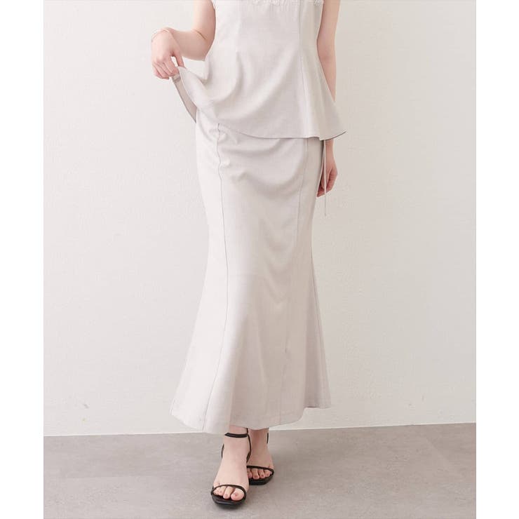 【natural couture】ラップ風タイトスカート | NICE CLAUP / OLIVE des OLIVE　OUTLET | 詳細画像20 