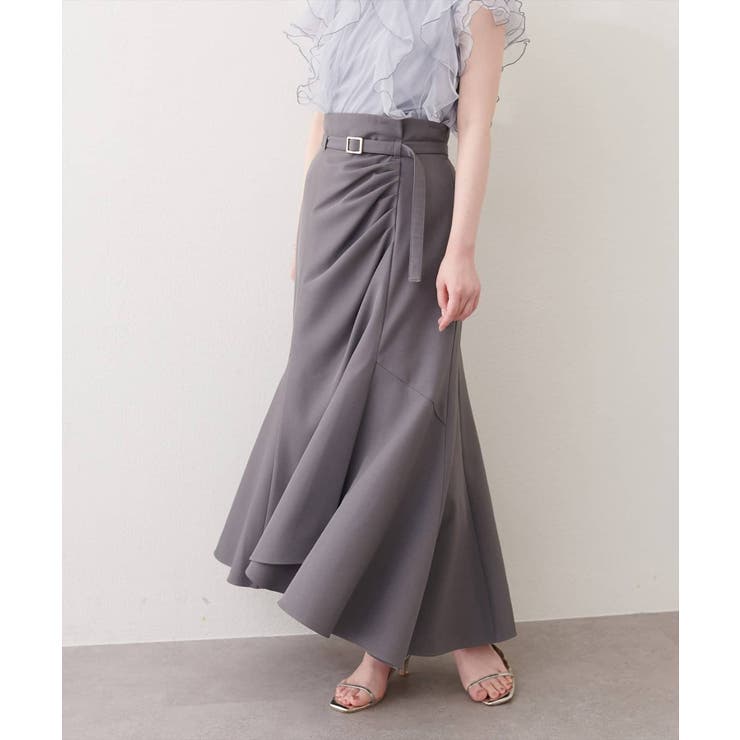 【natural couture】ドレープデザインマーメイドスカート | NICE CLAUP / OLIVE des OLIVE　OUTLET | 詳細画像15 
