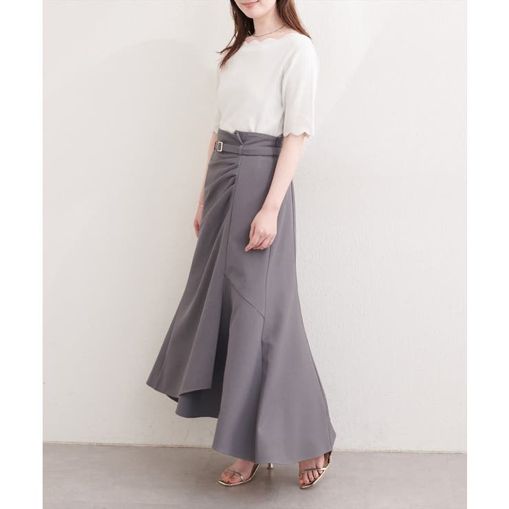 【natural couture】ドレープデザインマーメイドスカート | NICE CLAUP / OLIVE des OLIVE　OUTLET | 詳細画像16 