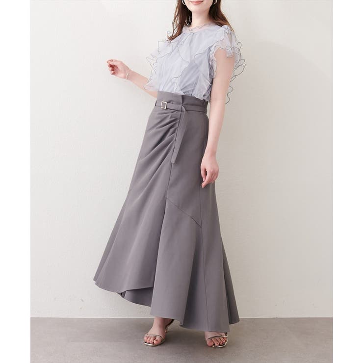 【natural couture】ドレープデザインマーメイドスカート | NICE CLAUP / OLIVE des OLIVE　OUTLET | 詳細画像20 