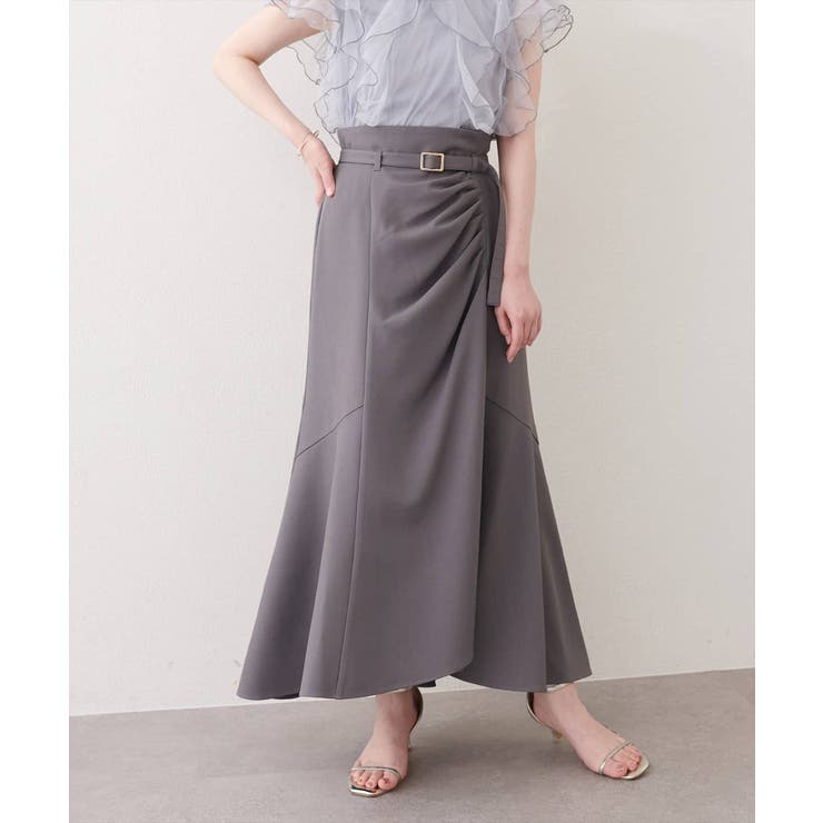 【natural couture】ドレープデザインマーメイドスカート | NICE CLAUP / OLIVE des OLIVE　OUTLET | 詳細画像21 