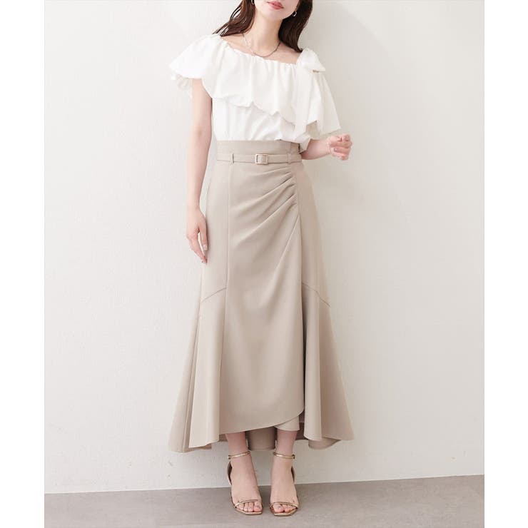 【natural couture】ドレープデザインマーメイドスカート | NICE CLAUP / OLIVE des OLIVE　OUTLET | 詳細画像24 