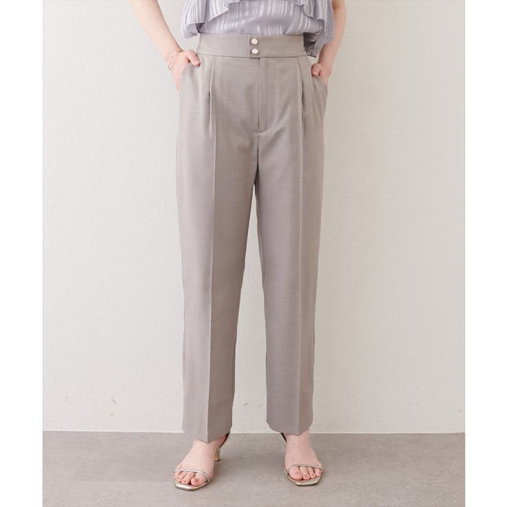 【natural couture】接触冷感マシンウォッシャブルテーパードパンツ | NICE CLAUP / OLIVE des OLIVE　OUTLET | 詳細画像6 