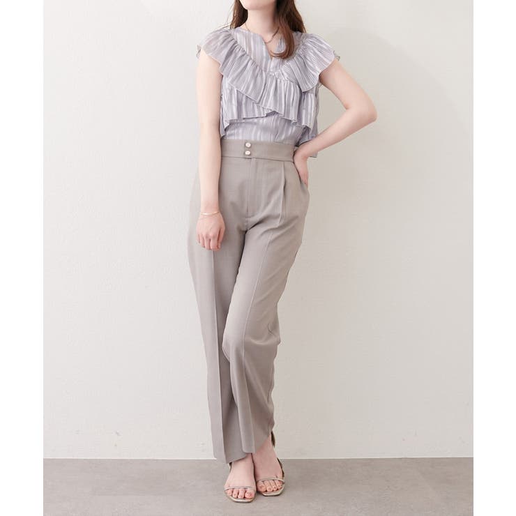 【natural couture】接触冷感マシンウォッシャブルテーパードパンツ | NICE CLAUP / OLIVE des OLIVE　OUTLET | 詳細画像8 