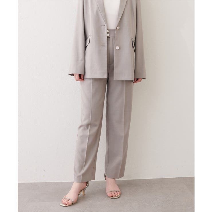 【natural couture】接触冷感マシンウォッシャブルテーパードパンツ | NICE CLAUP / OLIVE des OLIVE　OUTLET | 詳細画像9 