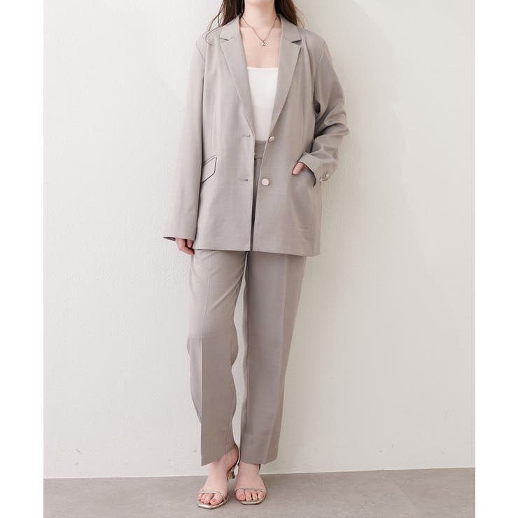【natural couture】接触冷感マシンウォッシャブルテーパードパンツ | NICE CLAUP / OLIVE des OLIVE　OUTLET | 詳細画像10 