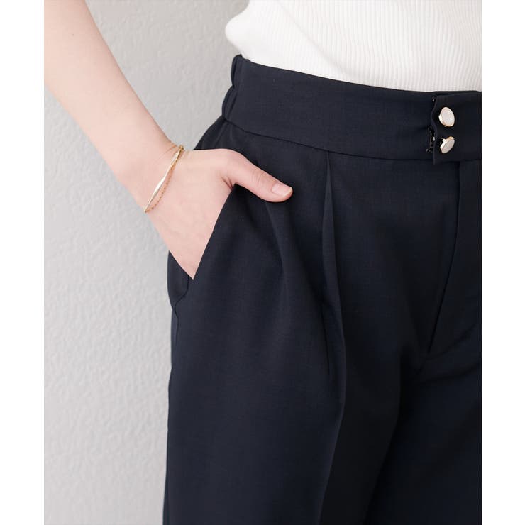 【natural couture】接触冷感マシンウォッシャブルテーパードパンツ | NICE CLAUP / OLIVE des OLIVE　OUTLET | 詳細画像24 