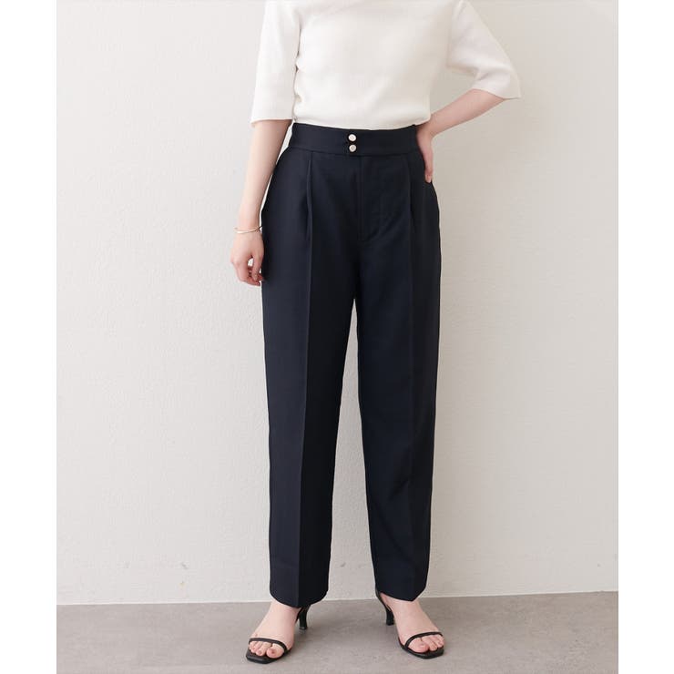【natural couture】接触冷感マシンウォッシャブルテーパードパンツ | NICE CLAUP / OLIVE des OLIVE　OUTLET | 詳細画像15 