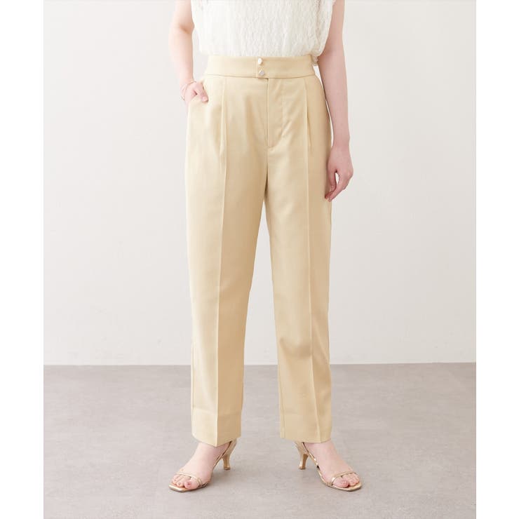 【natural couture】接触冷感マシンウォッシャブルテーパードパンツ | NICE CLAUP / OLIVE des OLIVE　OUTLET | 詳細画像11 