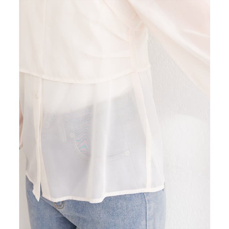 【natural couture】＜osono＞ビスチェ+シャツSET | NICE CLAUP / OLIVE des OLIVE　OUTLET | 詳細画像8 