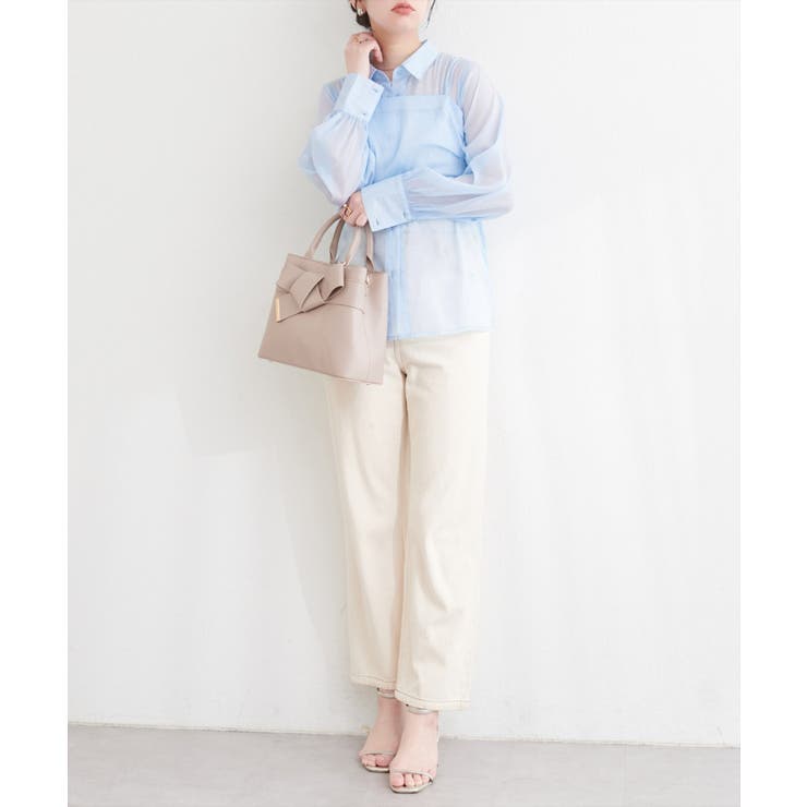 【natural couture】＜osono＞ビスチェ+シャツSET | NICE CLAUP / OLIVE des OLIVE　OUTLET | 詳細画像19 