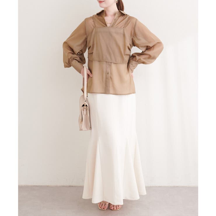 【natural couture】＜osono＞ビスチェ+シャツSET | NICE CLAUP / OLIVE des OLIVE　OUTLET | 詳細画像24 