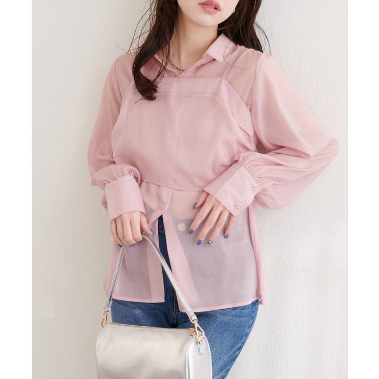 【natural couture】＜osono＞ビスチェ+シャツSET | NICE CLAUP / OLIVE des OLIVE　OUTLET | 詳細画像29 