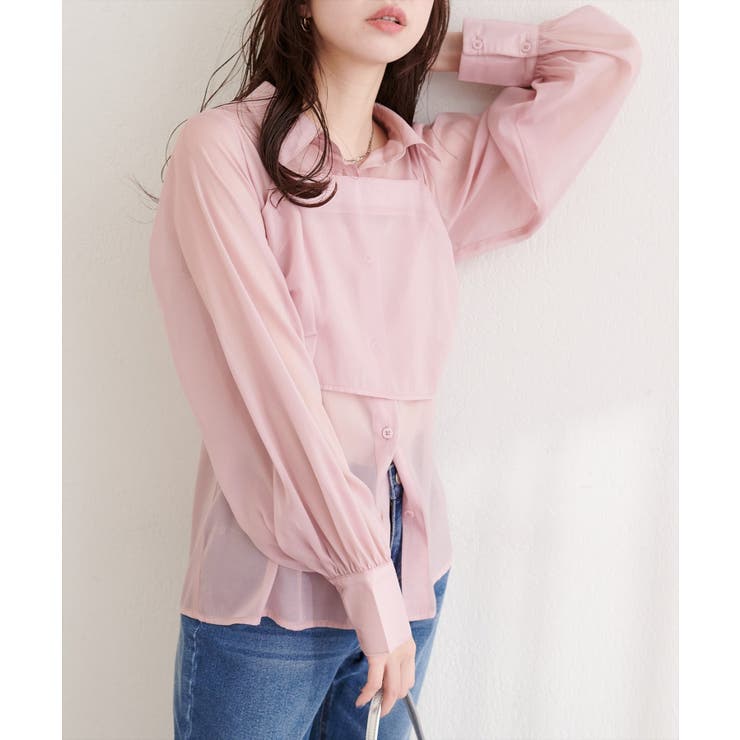 【natural couture】＜osono＞ビスチェ+シャツSET | NICE CLAUP / OLIVE des OLIVE　OUTLET | 詳細画像30 