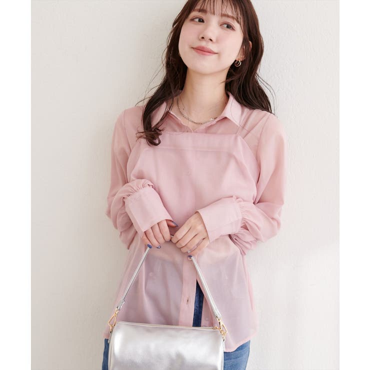 【natural couture】＜osono＞ビスチェ+シャツSET | NICE CLAUP / OLIVE des OLIVE　OUTLET | 詳細画像31 