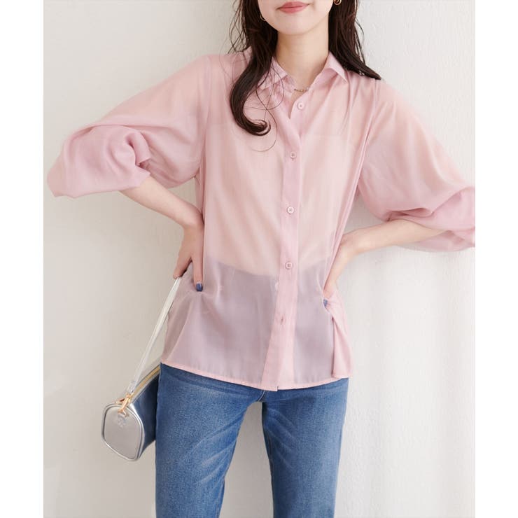 【natural couture】＜osono＞ビスチェ+シャツSET | NICE CLAUP / OLIVE des OLIVE　OUTLET | 詳細画像32 