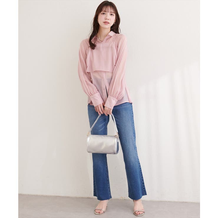 【natural couture】＜osono＞ビスチェ+シャツSET | NICE CLAUP / OLIVE des OLIVE　OUTLET | 詳細画像34 