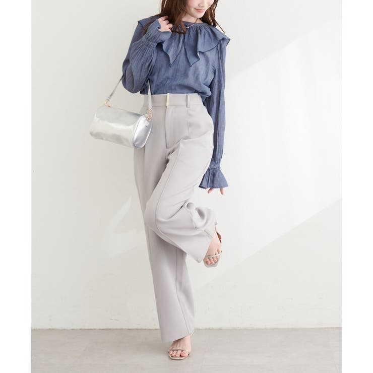 【natural couture】前後2way フリルカラーブラウス | NICE CLAUP / OLIVE des OLIVE　OUTLET | 詳細画像11 