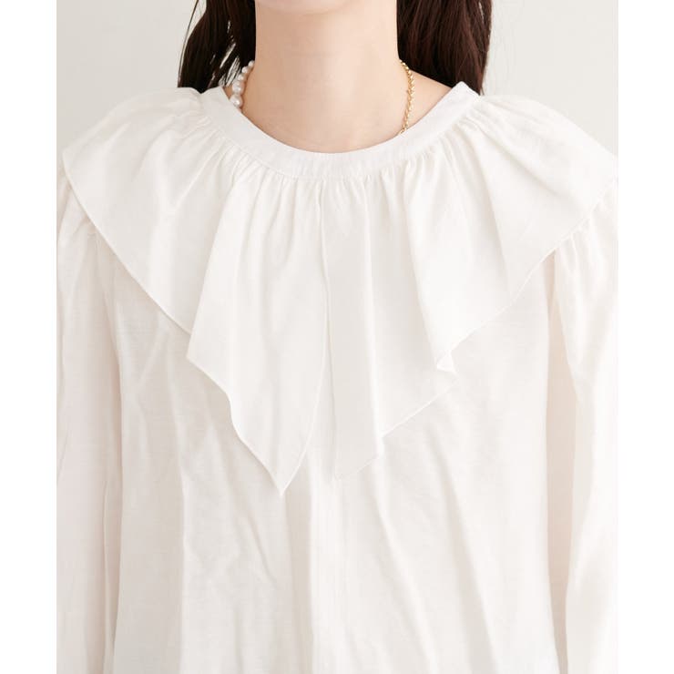 【natural couture】前後2way フリルカラーブラウス | NICE CLAUP / OLIVE des OLIVE　OUTLET | 詳細画像21 