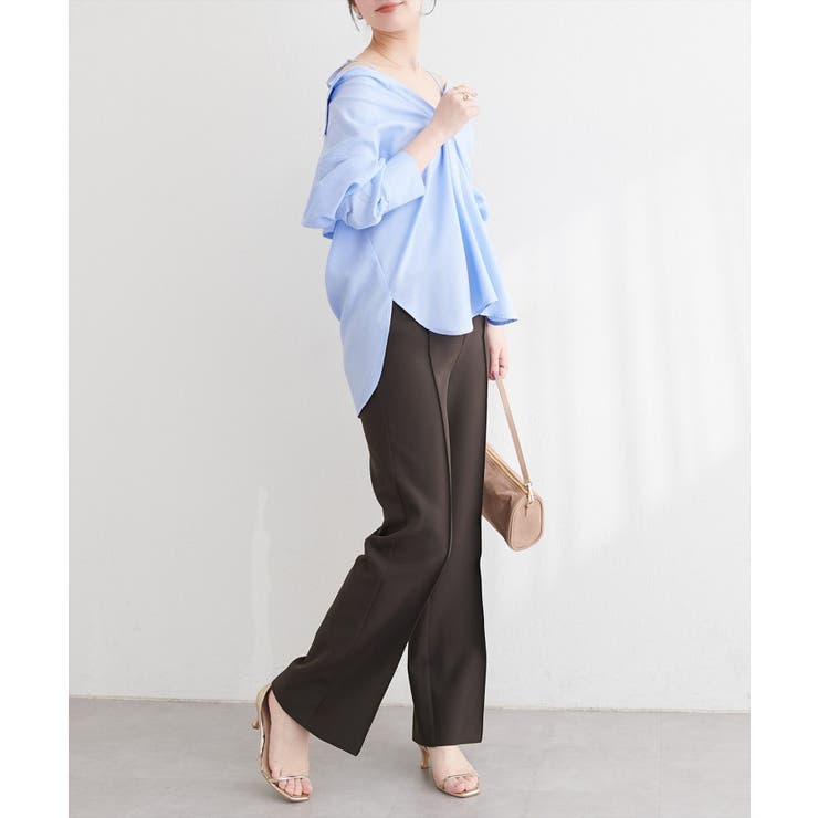 【natural couture】マルチウェイシャツ | NICE CLAUP / OLIVE des OLIVE　OUTLET | 詳細画像9 