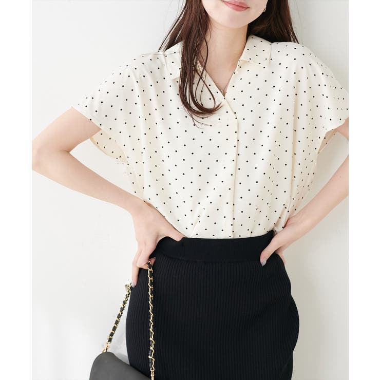【natural couture】涼しげスキッパーブラウス | NICE CLAUP / OLIVE des OLIVE　OUTLET | 詳細画像13 