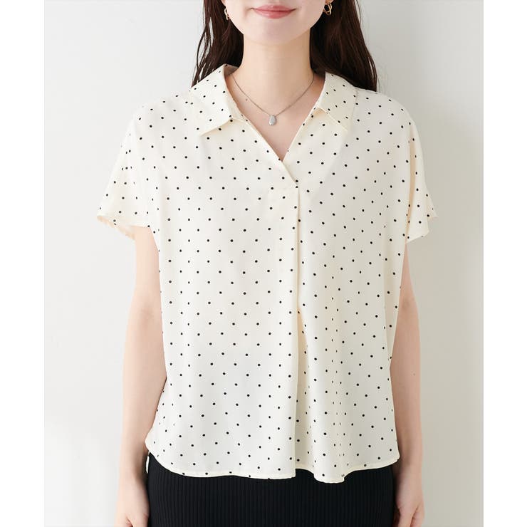 【natural couture】涼しげスキッパーブラウス | NICE CLAUP / OLIVE des OLIVE　OUTLET | 詳細画像26 