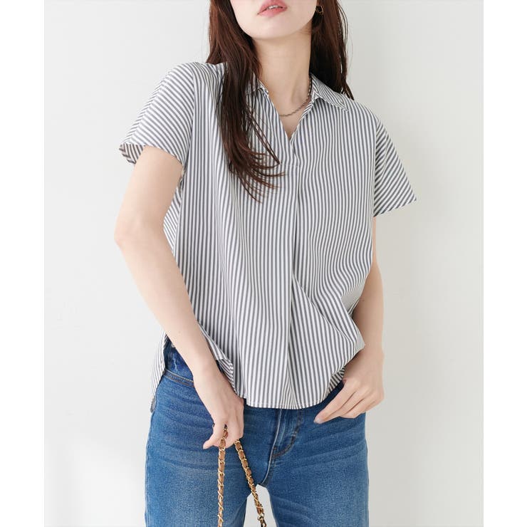 【natural couture】涼しげスキッパーブラウス | NICE CLAUP / OLIVE des OLIVE　OUTLET | 詳細画像21 