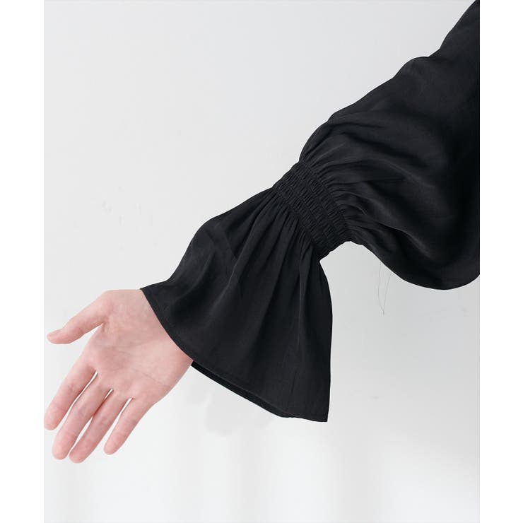 【natural couture】ポリエステルレーヨンフリルシャツ | NICE CLAUP / OLIVE des OLIVE　OUTLET | 詳細画像21 
