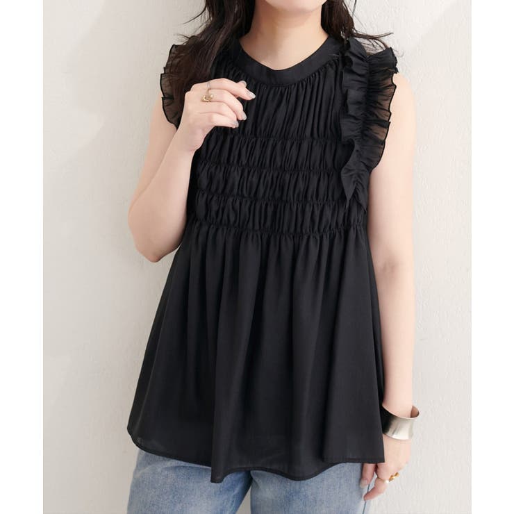 【natural couture】バックリボンノースリチュニック | NICE CLAUP / OLIVE des OLIVE　OUTLET | 詳細画像23 
