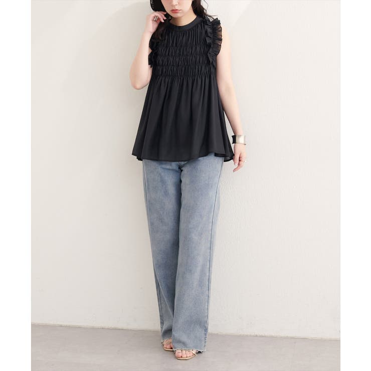 【natural couture】バックリボンノースリチュニック | NICE CLAUP / OLIVE des OLIVE　OUTLET | 詳細画像25 