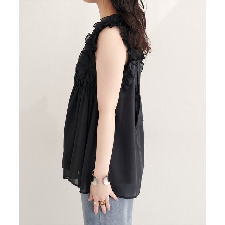 【natural couture】バックリボンノースリチュニック | NICE CLAUP / OLIVE des OLIVE　OUTLET | 詳細画像27 