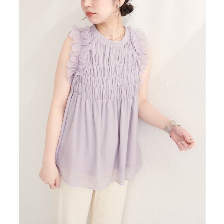 【natural couture】バックリボンノースリチュニック | NICE CLAUP / OLIVE des OLIVE　OUTLET | 詳細画像8 