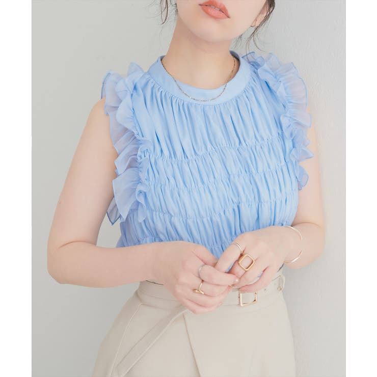 【natural couture】バックリボンノースリチュニック | NICE CLAUP / OLIVE des OLIVE　OUTLET | 詳細画像16 