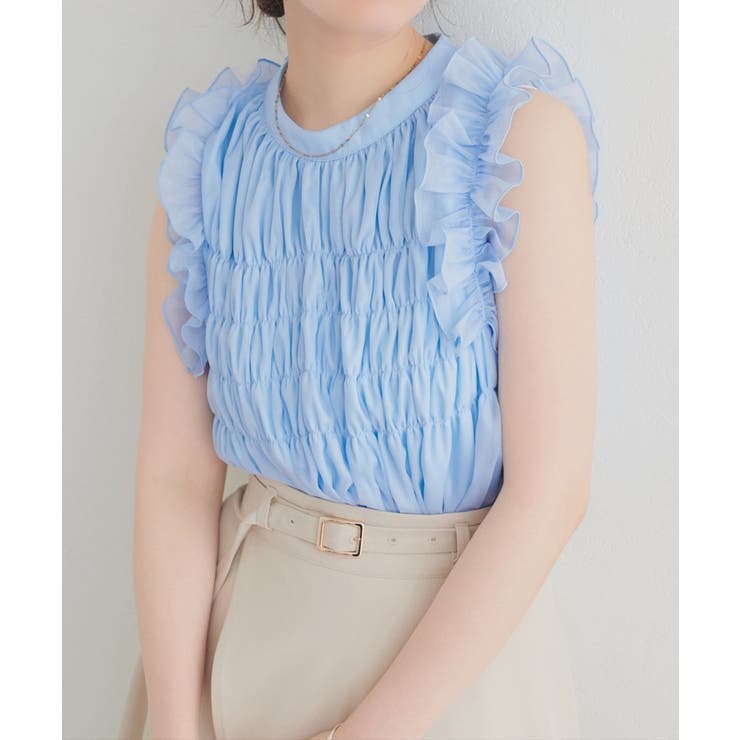 【natural couture】バックリボンノースリチュニック | NICE CLAUP / OLIVE des OLIVE　OUTLET | 詳細画像17 