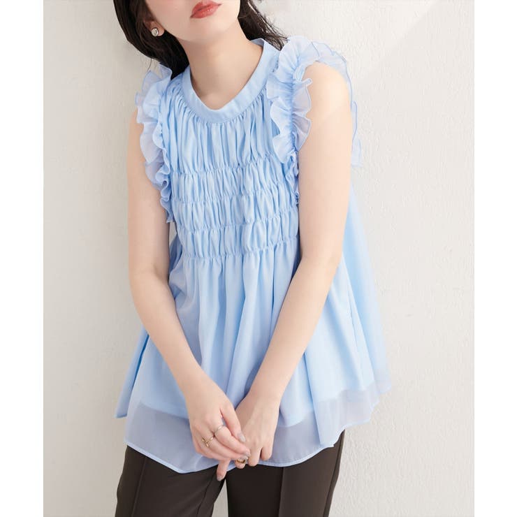 【natural couture】バックリボンノースリチュニック | NICE CLAUP / OLIVE des OLIVE　OUTLET | 詳細画像19 