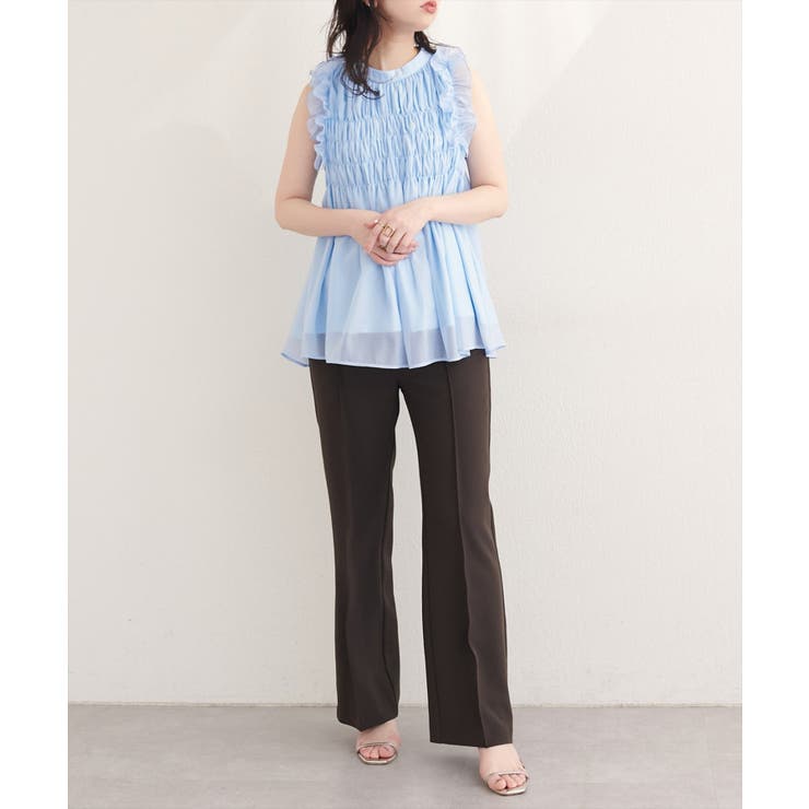 【natural couture】バックリボンノースリチュニック | NICE CLAUP / OLIVE des OLIVE　OUTLET | 詳細画像20 