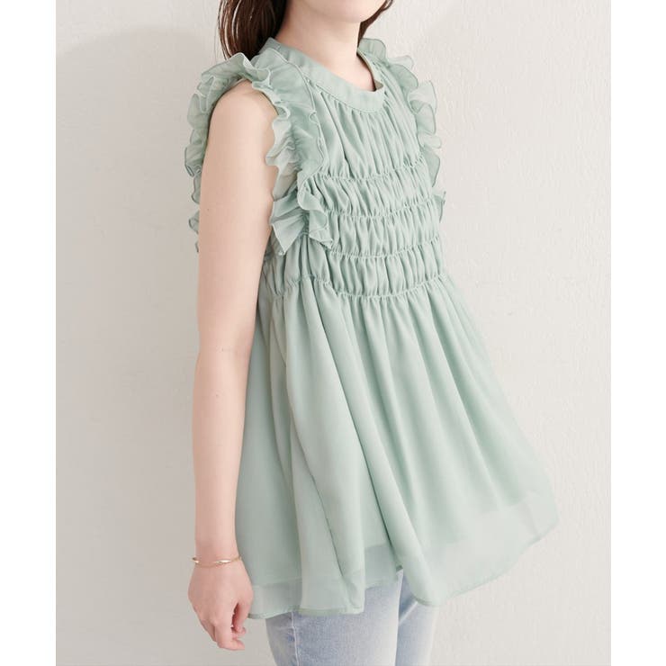 【natural couture】バックリボンノースリチュニック | NICE CLAUP / OLIVE des OLIVE　OUTLET | 詳細画像14 