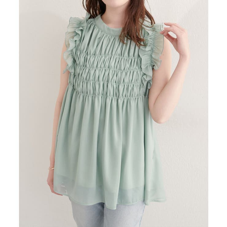 【natural couture】バックリボンノースリチュニック | NICE CLAUP / OLIVE des OLIVE　OUTLET | 詳細画像15 
