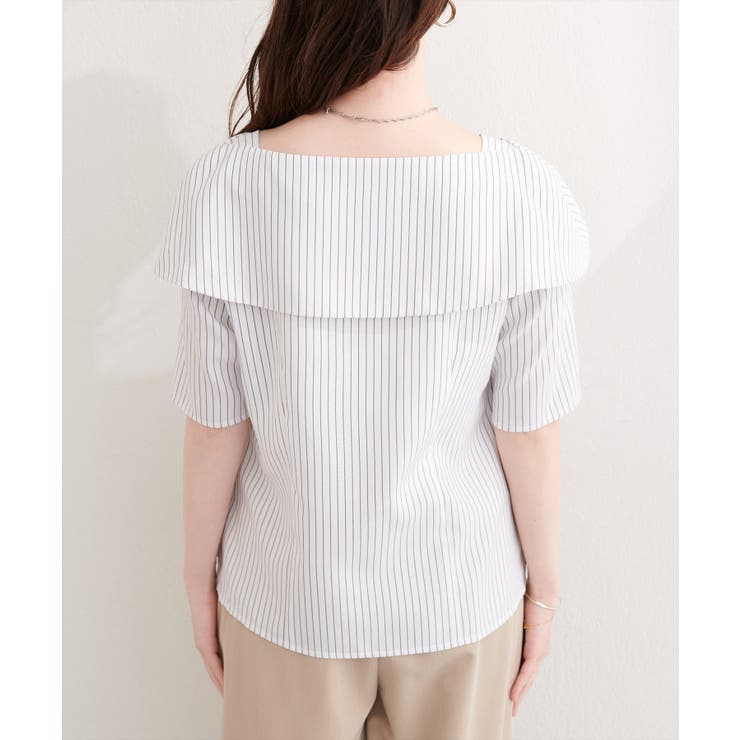 【natural couture】接触冷感マシンウォッシャブル防シワアシメネック | NICE CLAUP / OLIVE des OLIVE　OUTLET | 詳細画像24 